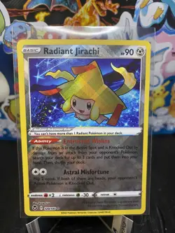 Radiant Jirachi 120/195 - Silver Tempest - Pokemon TCG - NM - Image 1