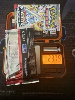 Heavy Pokemon Prismatic Evolution Pack 23.79 And 23.89G !! Possible God Pack !U! - Image 2
