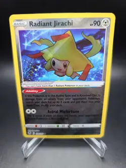 Pokemon TCG Radiant Jirachi 120/195 Sword & Shield Silver Tempest - NM - Image 1