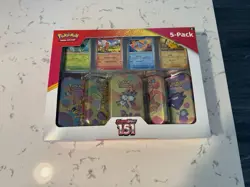 Pokemon Scarlet & Violet 151 Mini Tins 5 Pack Sealed Costco Bundle Box - Image 1