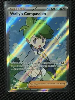 Pokemon TCG Wally's Compassion Full Art 176/132 Mega Evolution NM - Image 2