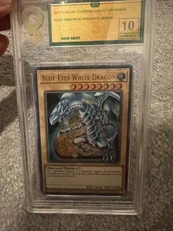 YuGiOh Blue-Eyes White Dragon LC01-EN004 Limited Edition ONLY GRADED (10) - Image 1