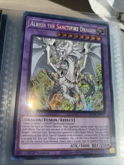 Albion the Sanctifire Dragon MP24-EN082 Prismatic Secret Rare 1st Edition Yugioh - Image 4