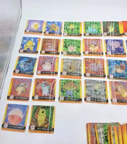 Vtg 1999 Pokemon Artbox Premier Edition Action Flipz 3D Lenticular Cards Lot x59 - Image 2