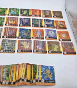 Vtg 1999 Pokemon Artbox Premier Edition Action Flipz 3D Lenticular Cards Lot x59 - Image 3