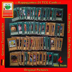 c.a.65x Yugioh! - Karten Sammlung gemischt div. Cards Teilw. Poor YGO /BJ - Image 1