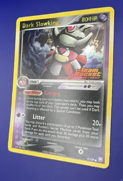 Pokemon Card DARK SLOWKING #9/109 Stamped Holo Rare Team Rocket Returns - Image 3