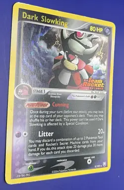 Pokemon Card DARK SLOWKING #9/109 Stamped Holo Rare Team Rocket Returns - Image 4