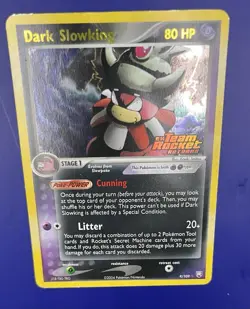 Pokemon Card DARK SLOWKING #9/109 Stamped Holo Rare Team Rocket Returns - Image 5