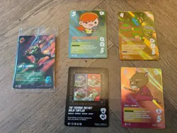 UniVersus TMNT Gen Con Promo Cards Teenage Mutant Ninja Turtles + Leo’s Katana - Image 1
