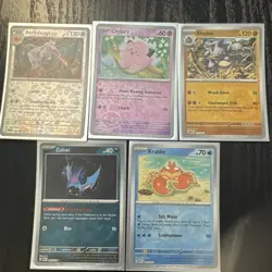 Pokemon Card 151 TCG Reverse Holo Lot! 5 Reverse Holos From 151 English - Image 1