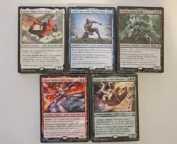 Magic: The Gathering Spiderman Welcome Decks (All 5 Colors / 30-Card Decks) - Image 1