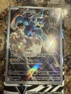 Pokemon TCG Thundurus Black Bolt Promo Card - Image 1