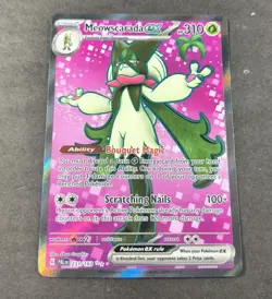 Pokemon Paldea Evolved Meowscarda EX Full Art Card 231/193 NM - Image 1