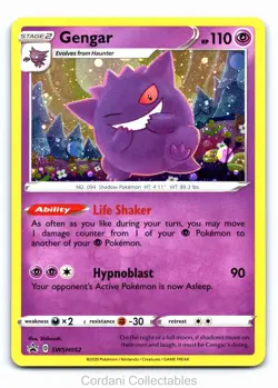 Gengar SWSH052 - SWSH Black Star Promo - Pokemon Card - Near Mint - Image 1