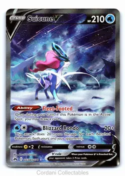Suicune V GG38/GG70 - Crown Zenith Galarian Gallery - Pokemon Card - NM #5 - Image 1