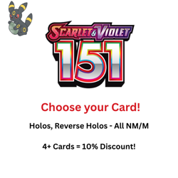 Pokemon Scarlet & Violet 151 Pick Your Card! Holo/Reverse Holo - Image 1