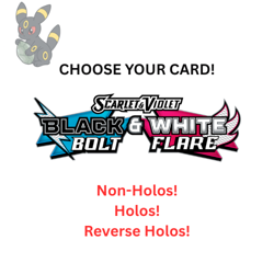 Pokemon TCG Black Bolt & White Flare Singles Choose Your Card ! Singles NM/M - Image 1