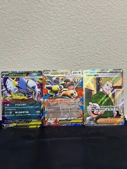 Lot of 3 NM Mega Evolutions Cards (JP) : Mega Absol, Mega Khangaskhan, Lt. Surge - Image 1