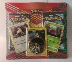 Pokemon TCG: 2 Pack Blister, Snorlax, Morpeko & Applin Cards w/Charizard Coin 820650809842 - Image 1