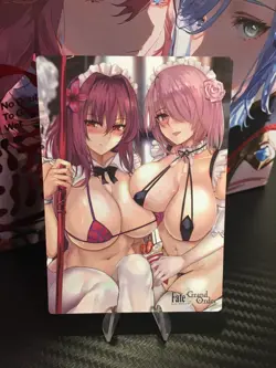Lenticular Waifu Card Fate Series Goddess Story 2 Image CCG Double Sided Anime - Image 3