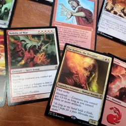 Complete Deck of Magic: the gathering Cards 100 MTG Commander Poison Red White - Image 1