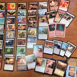 Complete Deck of Magic: the gathering Cards 100 MTG Commander Poison Red White - Image 2