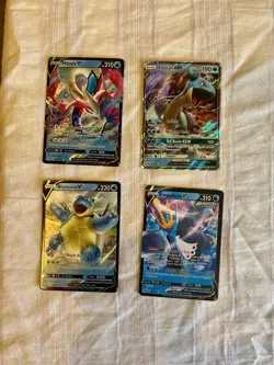 Pokemon TCG Trading Card Game Water Type Lot of 55 Cards, Blatoise Holo and more - Image 1