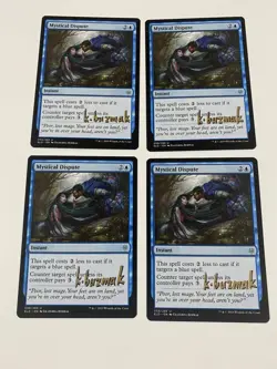 4x Mystical Dispute Throne of Eldraine Regular Shadow Signed By The Artist - Image 1