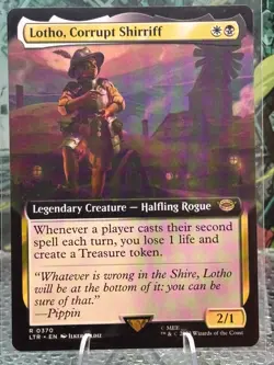 Lotho, Corrupt Shirriff Halfling Rogue LTR #0370 - Extended Art - Image 1