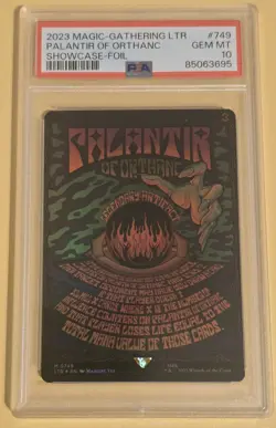 2023 Palantir of Orthanc Borderless (Poster) #749 PSA 10 Foil Gem Mint - Image 1