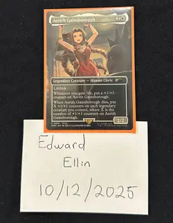 Aerith Gainsborough MTG Final Fantasy RC Promo - NM Condition - Ready To Ship! - Image 1