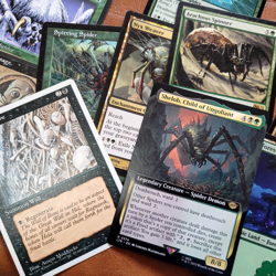 Lord of the Rings Shelob Child of Ungoliant Rare SPIDERS Tribal Commander Deck - Image 1