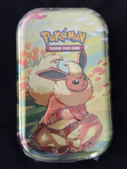 Pokemon Prismatic Evolutions Mini Tin [Flareon] Brand New Factory Sealed - Image 1
