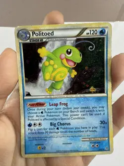 2010 Pokemon Politoed HeartGold SoulSilver HGSS Unleashed 7/95 - Image 2