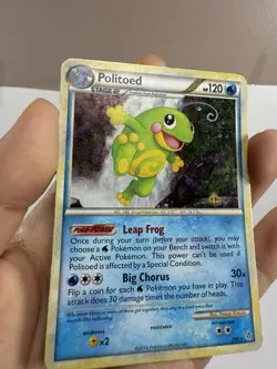 2010 Pokemon Politoed HeartGold SoulSilver HGSS Unleashed 7/95 - Image 5