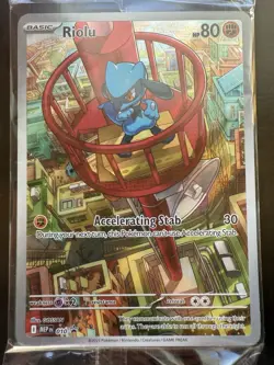 Pokemon Alakazam 009 and Riolu 010 Black Star Promo Mega Evolution Set (SEALED) - Image 3
