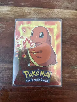 1999 Topps Pokemon # E4 Charmander Rainbow Holo - Image 1