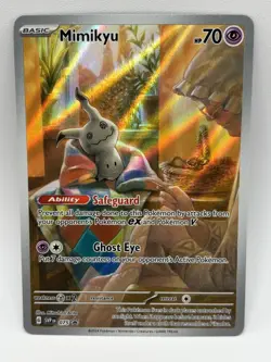 Pokemon TCG - Mimikyu SVP 075 Scarlet & Violet Black Star Promo Paldean Fates NM - Image 1