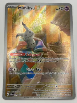 Pokemon TCG - Mimikyu SVP 075 Scarlet & Violet Black Star Promo Paldean Fates NM - Image 2