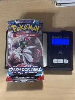 Heavy! 22.56g Pokemon Sealed Paradox Rift Booster Pack! ! - Image 1
