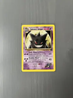 Sabrina's Gengar 29/132 Regular Rare Pokemon Gym Challenge (2000) - Image 1