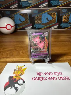 Pokemon TCG Mew V Fusion Strike 113/264 Holo Ultra Rare - Image 1