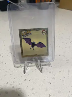 Vintage 1999 Artbox Pokemon Golbat G16 Gold Sticker Series 1 Prism Holograph - Image 1
