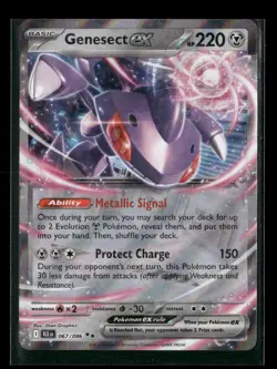 Genesect ex Holo Double Rare SV: Black Bolt 067/086 NM Pokemon NM - Image 1