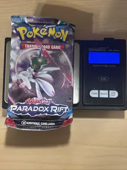 Heavy! 22.51g Pokemon Sealed Paradox Rift Booster Pack!! - Image 1