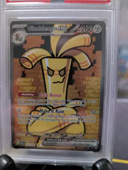 2023 Pokemon Gholdengo ex #252 Paradox Rift Special Illustration Rare PSA 10 💎 - Image 2