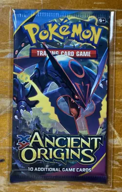 XY Ancient Origins Booster Pack Sealed M Rayquaza Art Pokemon TCG - Image 1
