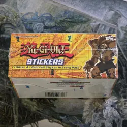 1996 Yu-Gi-Oh: Topps Stickers Factory Sealed Box | 1 Gold & Silver Foil Per Pack - Image 2