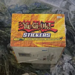 1996 Yu-Gi-Oh: Topps Stickers Factory Sealed Box | 1 Gold & Silver Foil Per Pack - Image 3